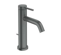 Hansgrohe Tecturis S - Mezclador de lavabo con desagüe, EcoSmart+, cromo negro cepillado 73310340