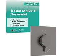 Hansgrohe Termostato UP Ecostat Comfort E, juego completo para 1 salida, compatible con sistema BBC, 1 unidad.