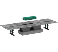 hansgrohe uBox Juego completo universal (juego de instalación + cuerpo básico) 800 mm para instalación estándar de canaletas de ducha hansgrohe (RainDrain Rock y RainDrain Match), desagüe de suelo