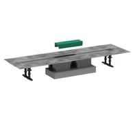 Hansgrohe uBox universal - Kit completo de canaleta de ducha lineal 900, para instalación estándar, acero inoxidable 56025180