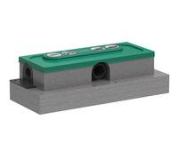 Hansgrohe uBox universal - Kit de base para instalación plana de canaleta de ducha lineal 01000180