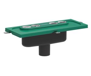 Hansgrohe uBox universal - Kit de base para la instalación vertical de canaleta de ducha lineal 01002180