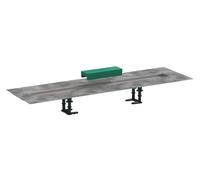 Hansgrohe uBox universal - Kit de instalación de la canaleta de ducha lineal 900, acero inoxidable 56013180