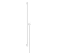Hansgrohe Unica - Barra de ducha 95 cm con manguera, blanco mate 24403700