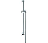 hansgrohe Unica barra de ducha Clásica de 65 cm con manguera de ducha, 27617000, Color: cromado