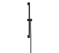 Hansgrohe Unica - Barra de ducha de 67 cm con manguera, negro mate 24400670