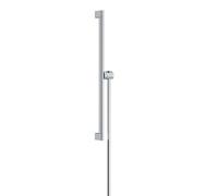 Hansgrohe Unica - Barra de ducha de 95 cm con manguera, cromo 24405000