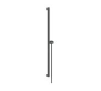 Hansgrohe Unica - Barra de ducha de 95 cm, con manguera de ducha, cromo negro cepillado 24403340