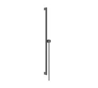 Hansgrohe Unica - Barra de ducha de 95 cm, con manguera de ducha, cromo negro cepillado 24405340