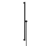 hansgrohe Unica, barra de ducha E Puro de 90 cm, con soporte para ducha de mano con sistema Easy Slide y manguera de ducha Isiflex de 160 cm, color mate