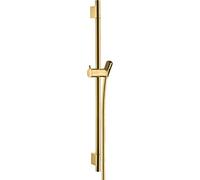 Hansgrohe Unica Barra de ducha S Puro 65 cm con flexo de ducha, color oro pulido, 28632990