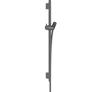 hansgrohe Unica barra de ducha S PURO 65 cm con manguera de ducha, 28632340, Color: Cromo negro cepillado