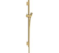 hansgrohe Unica barra de ducha S PURO 65 cm con manguera de ducha, 28632990, Color: Óptica Oro Pulido