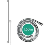Hansgrohe Barra de ducha Unica – 95 cm con manguera, cromo (24405000)