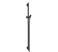 Hansgrohe Unica'S - Barra de ducha 90 cm con manguera de ducha, negro mate 28631670