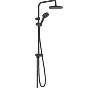 Hansgrohe Vernis Blend conjunto de ducha a pared con rociador con efecto lluvia negro 26099670
