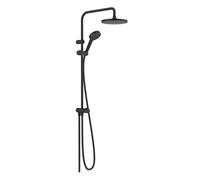 Hansgrohe Vernis Blend - Conjunto de ducha Showerpipe 200 Reno, EcoSmart, negro mate 26099670