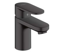 Hansgrohe Vernis Blend Mezclador de lavabo 70 mm, monomando, ahorro de agua, negro mate (EcoSmart)
