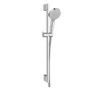Hansgrohe Vernis Blend - Juego de cabezal de ducha, 2 chorros, barra y manguera, EcoSmart, cromo 26279000