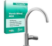 hansgrohe Vernis Blend M35 Grifo monomando de cocina 260, con caño giratorio, 1 tipo de chorro, cromo, 71870000