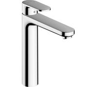 hansgrohe Vernis Blend mezclador monomando de lavabo 190 con alimentación de agua aislada y desagüe emergente cromo, proyección de 169 mm, 71572000