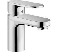 hansgrohe Vernis Blend mezclador monomando de lavabo 70 con alimentación de agua aislada y juego de desagüe cromo, proyección 89 mm, 71570000