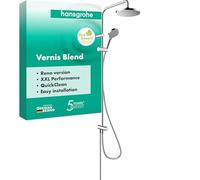 Hansgrohe Vernis Blend Sistema de ducha con termostato 200, 1 tipo de chorro Reno Ahorro de agua, cromo, 26099000