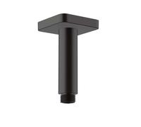 Hansgrohe Vernis Shape - Brazo de techo 10 cm, negro mate 26406670