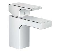 Hansgrohe Vernis Shape - Grifo de lavabo con desagüe, CoolStart, EcoSmart, cromo 71593000