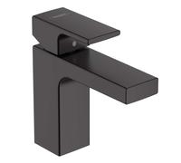 Hansgrohe Vernis Shape - Grifo de lavabo con desagüe, EcoSmart, negro mate 71561670