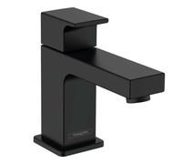 Hansgrohe Vernis Shape - Grifo de lavabo, para agua fría, EcoSmart, negro mate 71592670