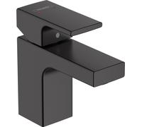 Hansgrohe Grifo monomando para lavabo Vernis Shape 70 – vaciador automático – negro mate