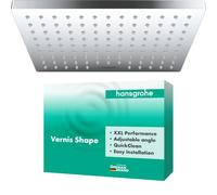 Hansgrohe Rociador de ducha Vernis Shape - efecto lluvia 23x17 cm rectangular - cromo 26281000