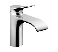 Hansgrohe Vivenis - Grifo de lavabo con desagüe, EcoSmart, CoolStart, cromo 75014000