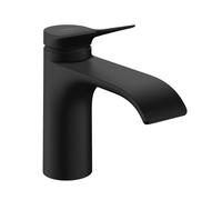Hansgrohe Vivenis - Grifo de lavabo con desagüe, EcoSmart, CoolStart, negro mate 75014670
