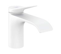 Hansgrohe Vivenis - Grifo de pie 80. EcoSmart, para agua fría, blanco mate 75013700