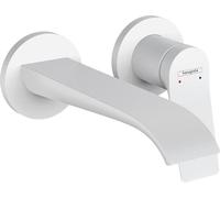 hansgrohe Vivenis Grifo monomando de lavabo empotrado con caño 19,5 cm, blanco mate, 75050700