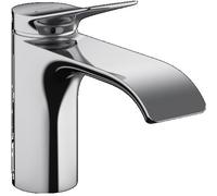 Hansgrohe Grifo de lavabo de pie Vivenis 75010000 EcoSmart, con desagüe, alcance 133 mm, cromo