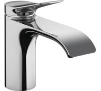 hansgrohe Vivenis Grifo monomando de lavabo 80 sin vaciador automático, cromo, 75012000