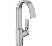hansgrohe Vivenis Mezclador monomando de lavabo 210, caño giratorio, sin desagüe automático, alcance 139 mm, 75032000, Color: cromado