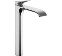 hansgrohe Vivenis Mezclador monomando de lavabo 250 para lavabos, sin desagüe automático, alcance 191mm, 75042000, Color: cromado