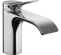 hansgrohe Vivenis Mezclador monomando de lavabo 80, sin desagüe automático, alcance 133 mm, 75012000, Color: cromado
