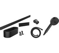 Hansgrohe WallStoris conjunto de ducha a pared negro 24291670