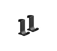 Hansgrohe Toallero WallStoris 27914670 – sin taladro, gancho ancho, 2 piezas – negro mate