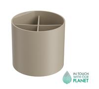 hansgrohe WallStoris Planet Edition vaso, D 129mm, con tabique, arena reciclada, 28916210