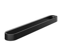 hansgrohe WallStoris - toallero baño sin taladro, toallero pared 58.1cm, accesorios baño sin taladro, accesorios ducha, negro mate, 27926670