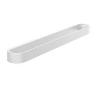 hansgrohe WallStoris - toallero baño sin taladro, toallero pared 58.1cm, accesorios baño sin taladro, accesorios ducha, blanco mate, 27926700