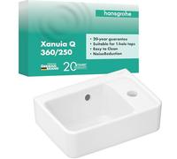Hansgrohe Xanuia Q lavabo 36x25 cm rectangular clásico blanco brillante 60129450