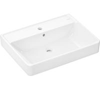 hansgrohe Xanuia Q lavabo, 1 agujero de grifo, con rebosadero, 650x480mm, blanco, 60134450