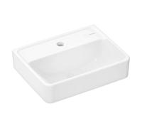 Hansgrohe Xanuia Q - Lavabo 45x34 cm, sin rebosadero, agujero para grifo, SmartClean, blanco 61141450